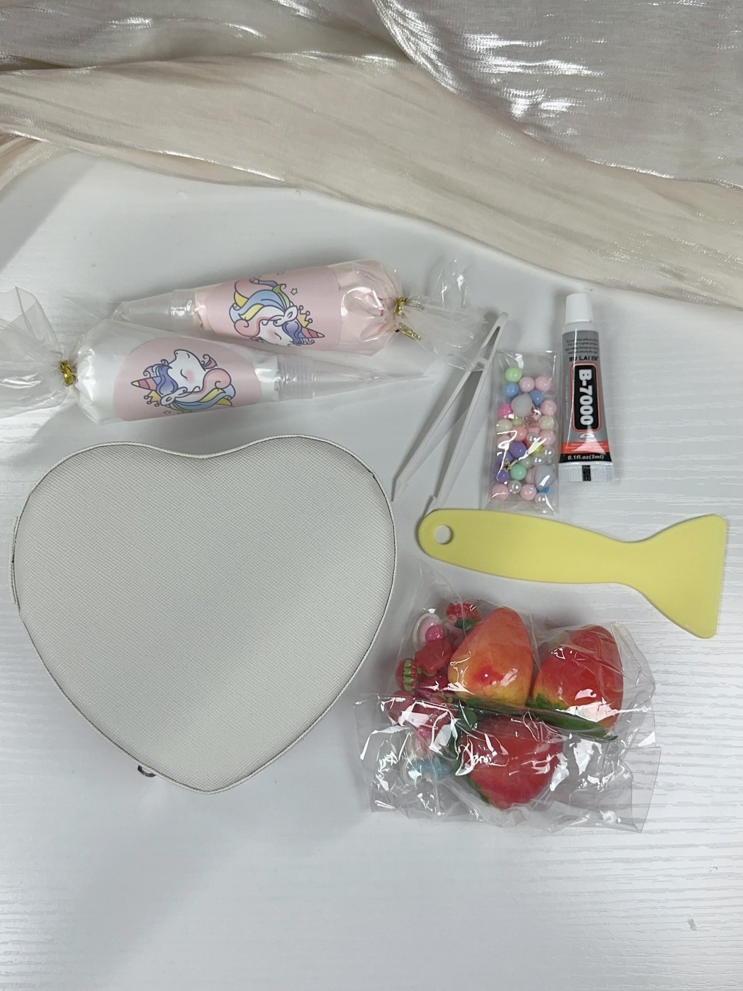 Decoden Fruit Cake Heart Jewelry Box Kit